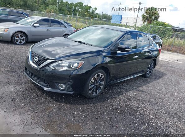 3N1AB7AP0HY244593 2017 NISSAN SENTRA Черный Передняя левая четверть