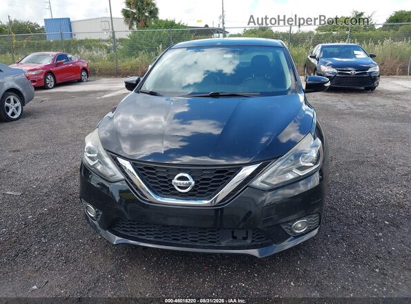 3N1AB7AP0HY244593 2017 NISSAN SENTRA Черный Вид спереди