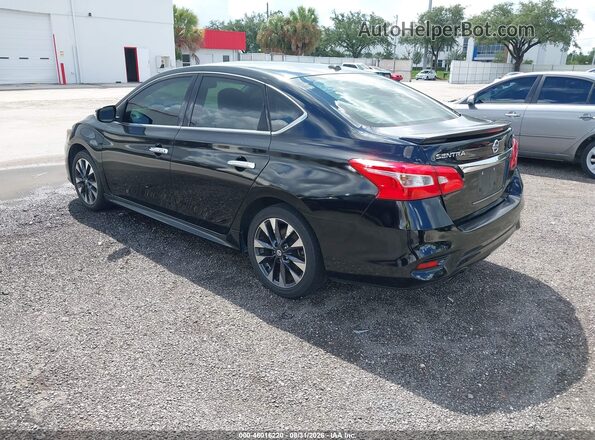 3N1AB7AP0HY244593 2017 NISSAN SENTRA Черный Задняя левая четверть