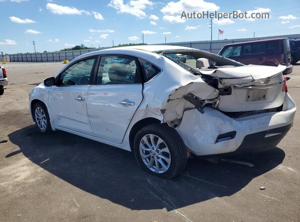 3N1AB7AP0HY304324 2017 NISSAN SENTRA Белый Задняя левая четверть