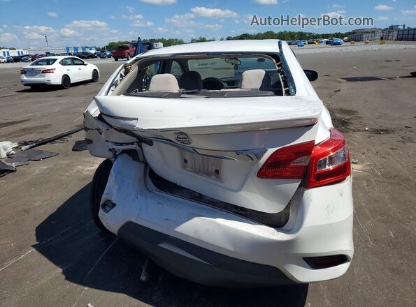 3N1AB7AP0HY304324 2017 NISSAN SENTRA Белый Вид сзади