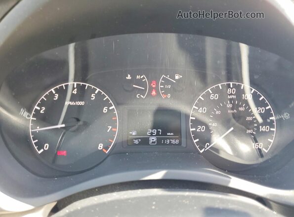 3N1AB7AP0HY304324 2017 NISSAN SENTRA Белый Вид щитка приборов