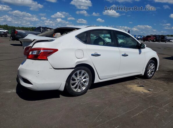 3N1AB7AP0HY304324 2017 NISSAN SENTRA Белый Задняя правая четверть