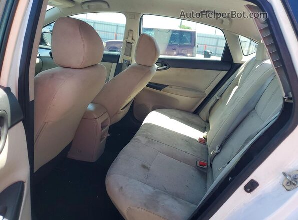 3N1AB7AP0HY304324 2017 NISSAN SENTRA Белый Вид задних сидений