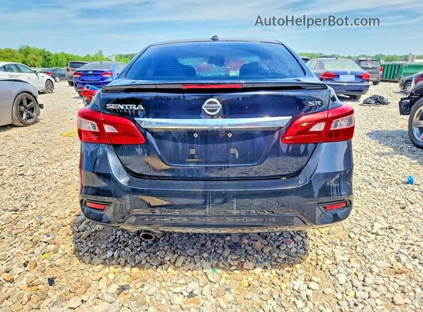 3N1AB7AP0HY408747 2017 NISSAN SENTRA Black Հետևի տեսք