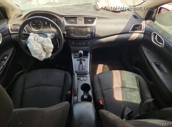 3N1AB7AP0HY408747 2017 NISSAN SENTRA Black Առջևի վահանակի տեսք