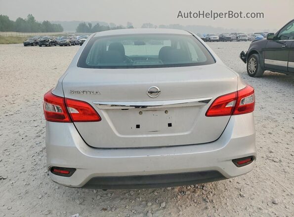 3N1AB7AP0JY320870 2018 NISSAN SENTRA Silver Widok z tyłu
