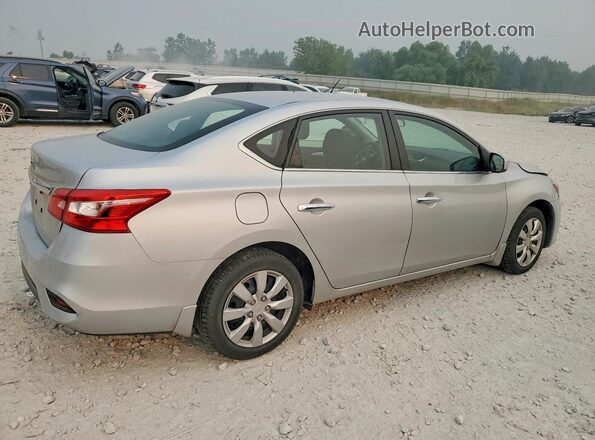 3N1AB7AP0JY320870 2018 NISSAN SENTRA Silver Tył prawy
