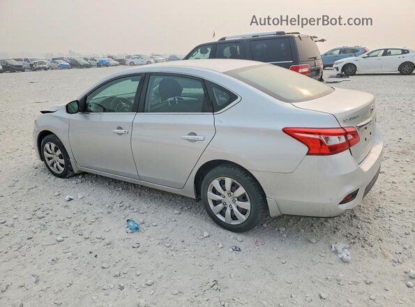 3N1AB7AP0JY320870 2018 NISSAN SENTRA Silver Tył lewy