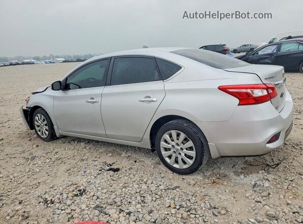 3N1AB7AP0KY205686 2019 NISSAN SENTRA Silver Հետևի ձախ