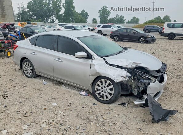 3N1AB7AP0KY205686 2019 NISSAN SENTRA Silver Առջևի աջ