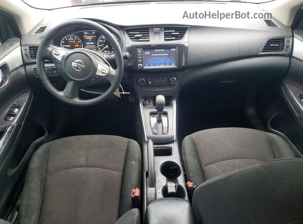 3N1AB7AP0KY205686 2019 NISSAN SENTRA Silver Առջևի վահանակի տեսք