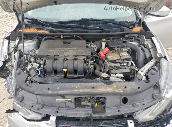 3N1AB7AP0KY205686 2019 NISSAN SENTRA Silver Սալոնի հետևի տեսք