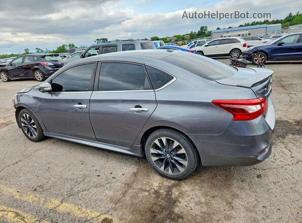 3N1AB7AP0KY318554 2019 NISSAN SENTRA Gray Rear left