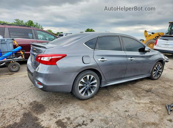 3N1AB7AP0KY318554 2019 NISSAN SENTRA Gray Rear right