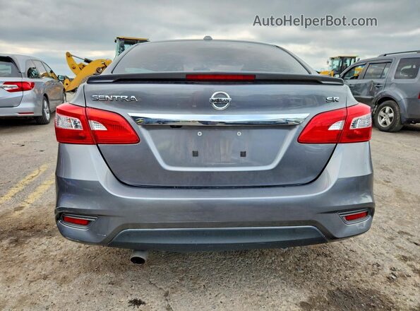3N1AB7AP0KY318554 2019 NISSAN SENTRA Gray Rear view