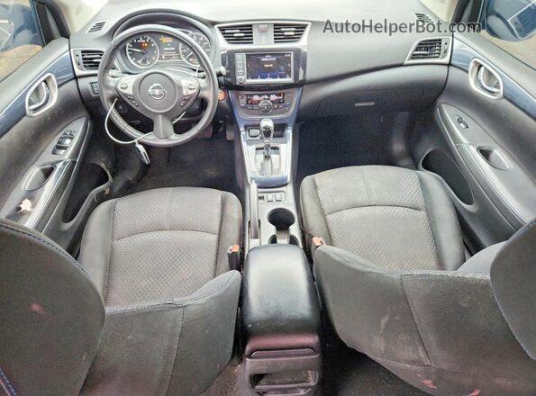 3N1AB7AP0KY318554 2019 NISSAN SENTRA Gray Dashboard view
