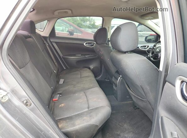 3N1AB7AP0KY318554 2019 NISSAN SENTRA Gray Rear seats view