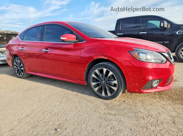 3N1AB7AP0KY452402 2019 NISSAN SENTRA Red Առջևի աջ