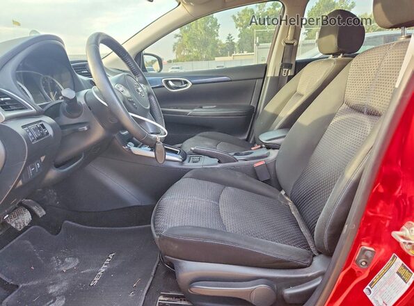 3N1AB7AP0KY452402 2019 NISSAN SENTRA Red Սալոնի դիմացի տեսք