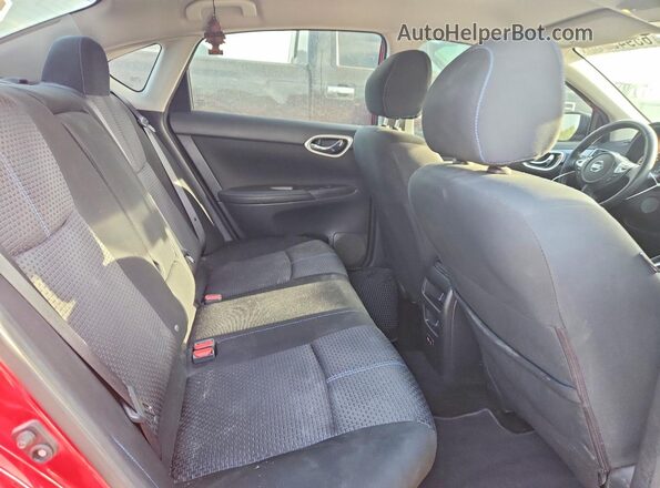 3N1AB7AP0KY452402 2019 NISSAN SENTRA Red Հետևի նստատեղերի տեսք
