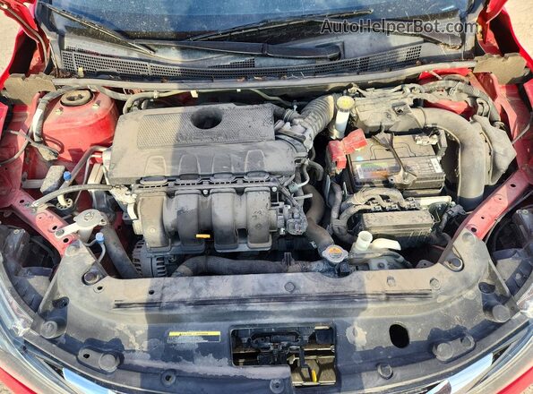 3N1AB7AP0KY452402 2019 NISSAN SENTRA Red Սալոնի հետևի տեսք
