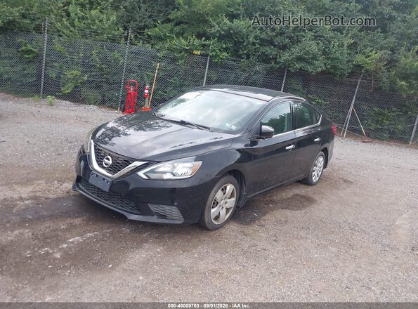 3N1AB7AP1GY226084 2016 NISSAN SENTRA Black Vista tres cuartos delantera izquierda