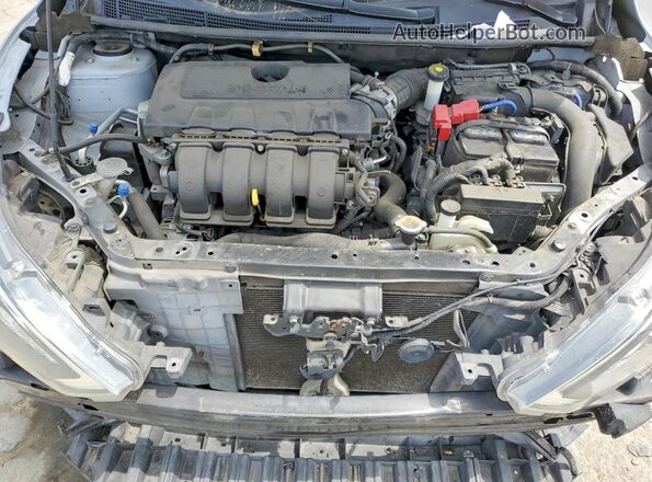 3N1AB7AP1HL636365 2017 NISSAN SENTRA Серебряный Вид задней части салона