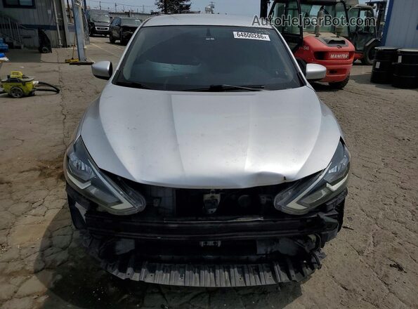 3N1AB7AP1HL636365 2017 NISSAN SENTRA Серебряный Вид спереди