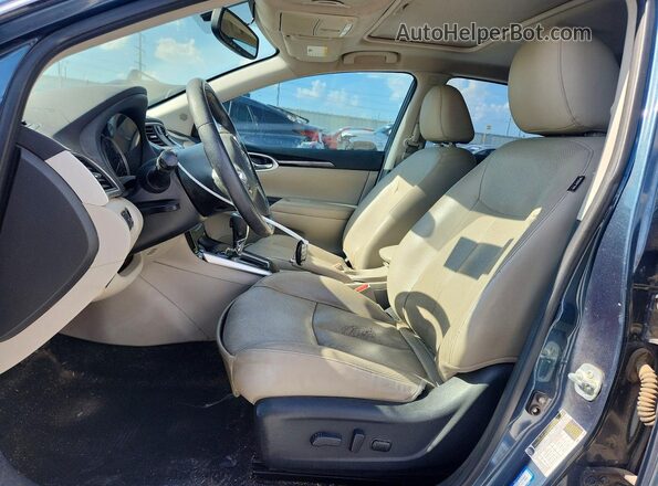 3N1AB7AP1HY205317 2017 NISSAN SENTRA Blue Front interior view