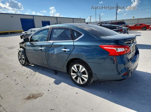 3N1AB7AP1HY205317 2017 NISSAN SENTRA Blue Rear left