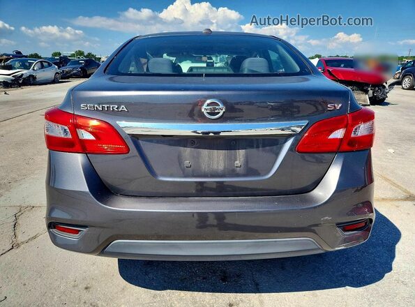 3N1AB7AP1HY307040 2017 NISSAN SENTRA Gray უკანა ხედი