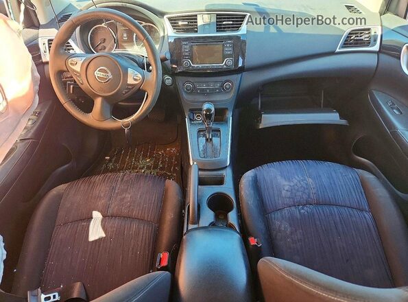 3N1AB7AP1HY307040 2017 NISSAN SENTRA Gray წინა პანელის ხედი