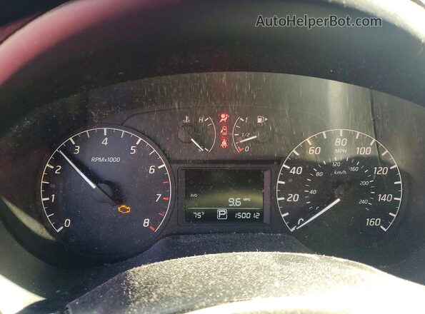 3N1AB7AP1HY392381 2017 NISSAN SENTRA Белый Вид щитка приборов