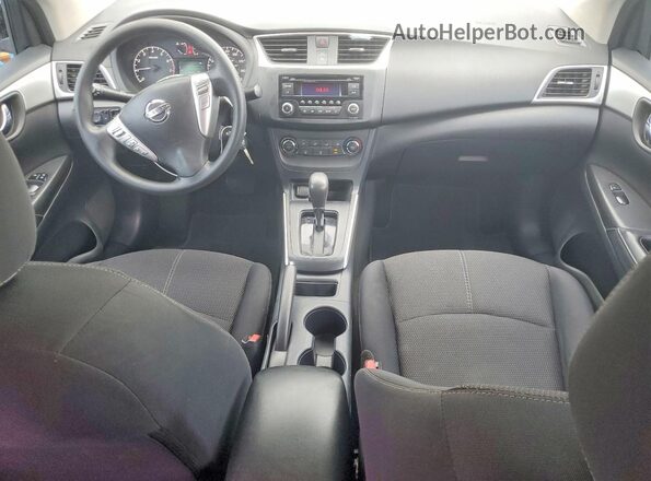 3N1AB7AP1HY401287 2017 NISSAN SENTRA Silver Вид панелі приладів
