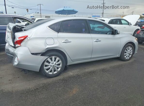 3N1AB7AP1HY401287 2017 NISSAN SENTRA Silver Задня права чверть