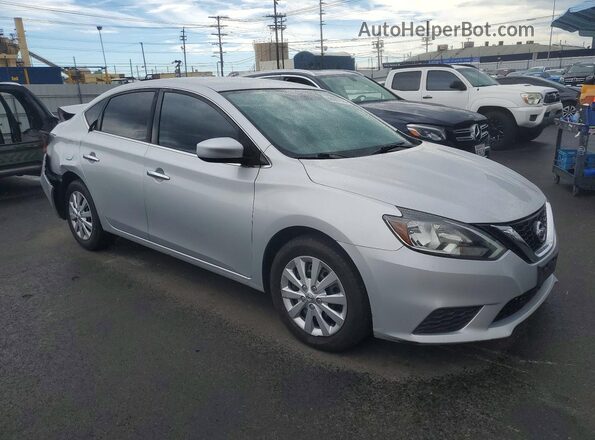 3N1AB7AP1HY401287 2017 NISSAN SENTRA Silver Передня права чверть