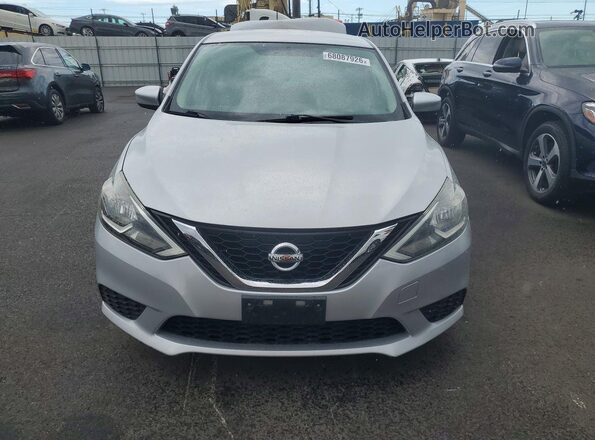 3N1AB7AP1HY401287 2017 NISSAN SENTRA Silver Вид спереду