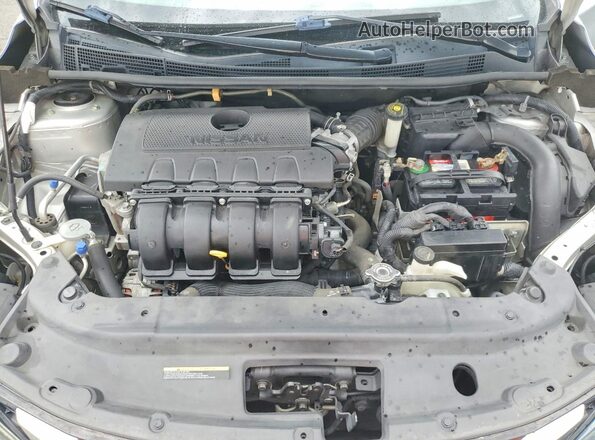 3N1AB7AP1HY401287 2017 NISSAN SENTRA Silver Вид задньої частини салону