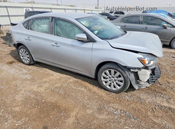 3N1AB7AP1JY294862 2018 NISSAN SENTRA Silver Передня права чверть