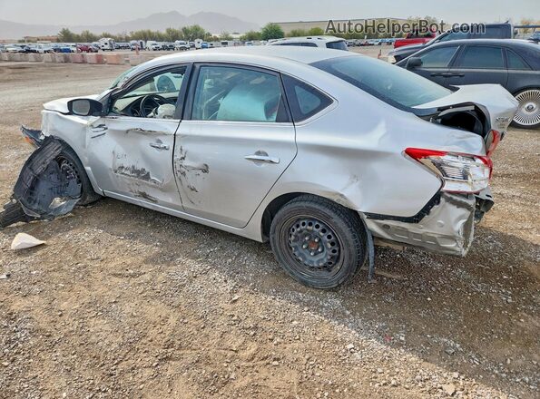 3N1AB7AP1JY294862 2018 NISSAN SENTRA Silver Задня ліва чверть