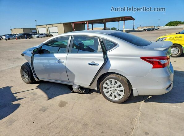 3N1AB7AP1JY348337 2018 NISSAN SENTRA Серебряный Задняя левая четверть