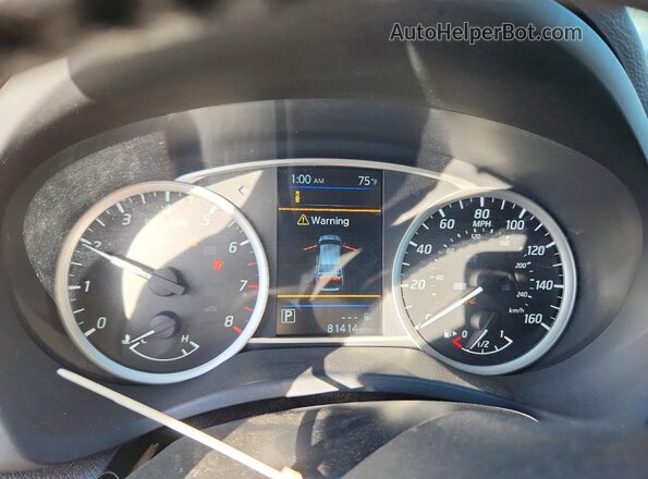 3N1AB7AP1KL618858 2019 NISSAN SENTRA Silver Вид щитка приладів