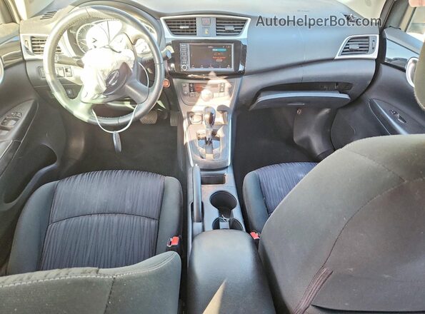 3N1AB7AP1KL618858 2019 NISSAN SENTRA Silver Вид панелі приладів