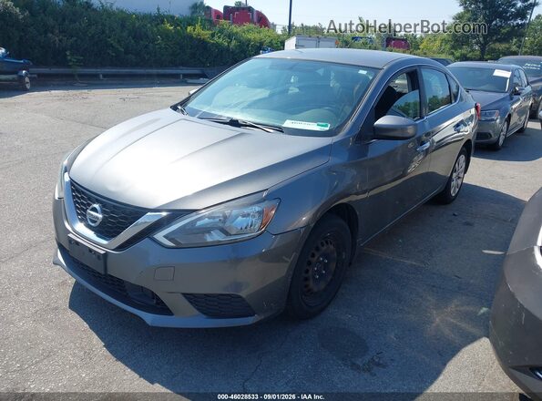 3N1AB7AP1KY213909 2019 NISSAN SENTRA Gray Vista tres cuartos delantera izquierda