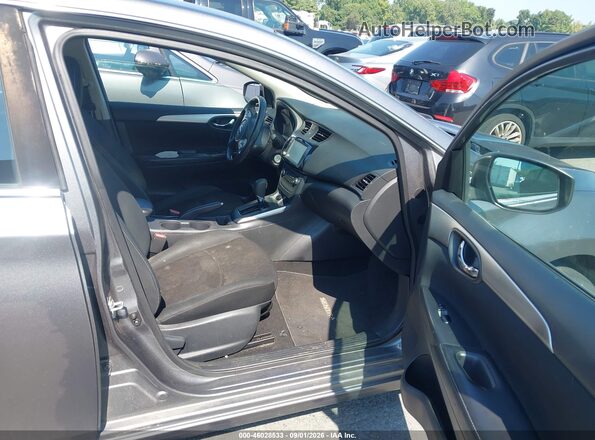 3N1AB7AP1KY213909 2019 NISSAN SENTRA Gray Vista interior delantera