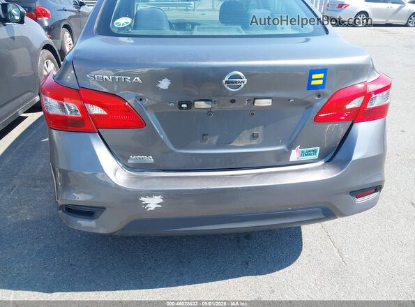 3N1AB7AP1KY213909 2019 NISSAN SENTRA Gray Vista frontal