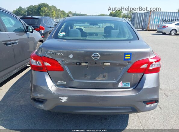 3N1AB7AP1KY213909 2019 NISSAN SENTRA Gray 