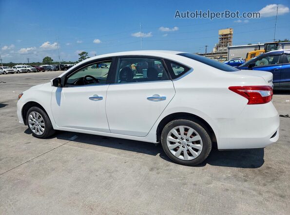 3N1AB7AP1KY228295 2019 NISSAN SENTRA Белый Задняя левая четверть