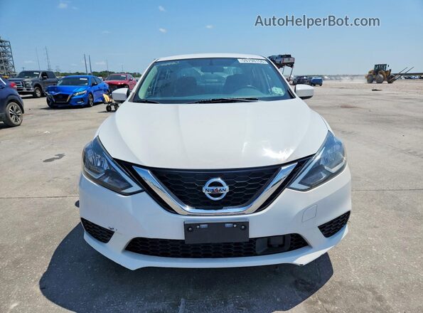 3N1AB7AP1KY228295 2019 NISSAN SENTRA Белый Вид спереди
